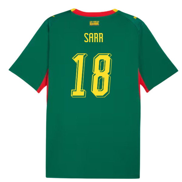 2026-2027 Senegal Away Shirt (Sarr 18)-SoccerKits Hub | Buy Soccer Jerseys Online